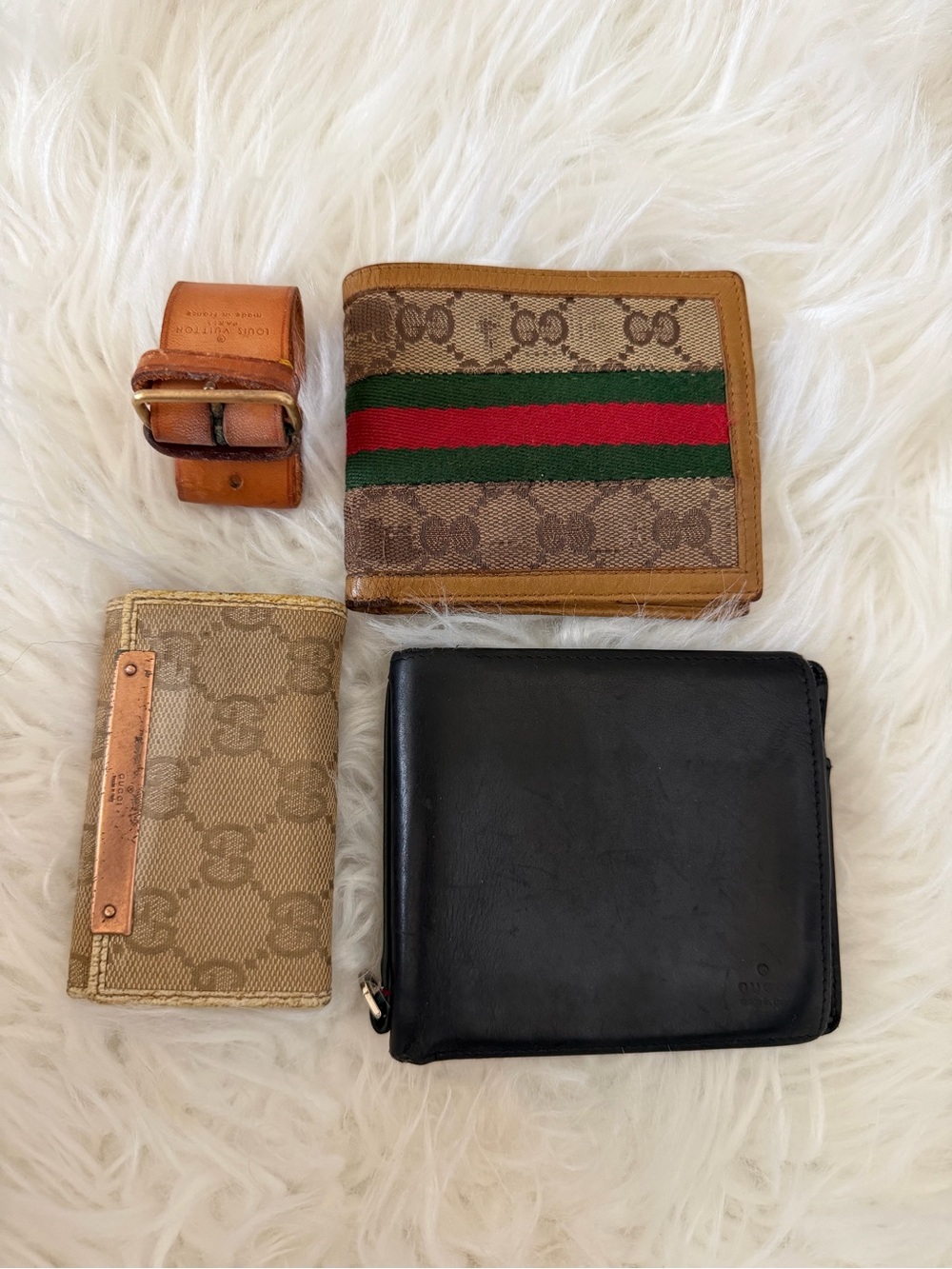 Designer Project Lot – 3 Vintage Gucci + Louis Vuitton – AS IS / Repair